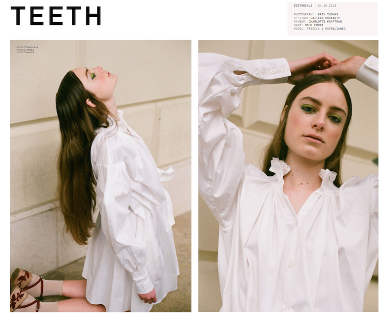 Teeth magazine editorial