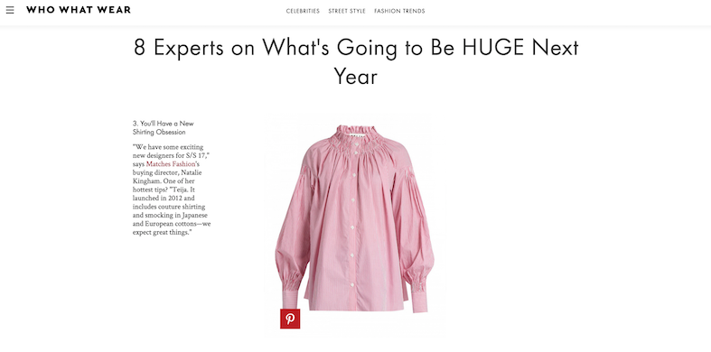 Who What Wear - Natalie Kingham review